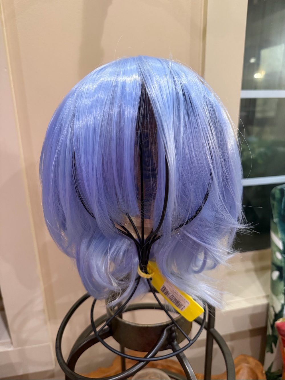 New Ice Purple Full Cap Wig Hair Cosplay Anime KPOP Demon Pixie Mid/short layer